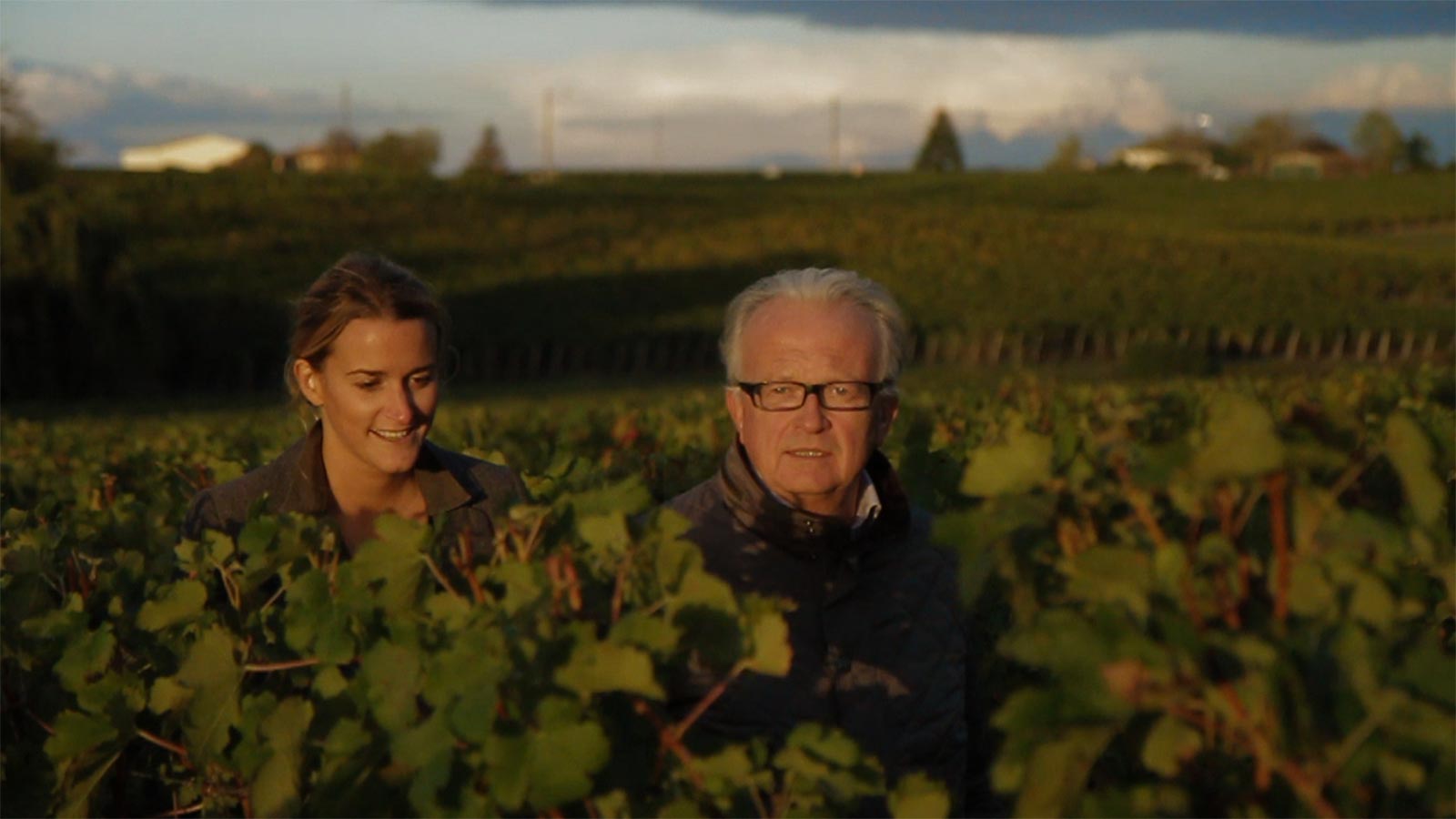 Bernard d'Halluin in the vineyards, Château Charmail